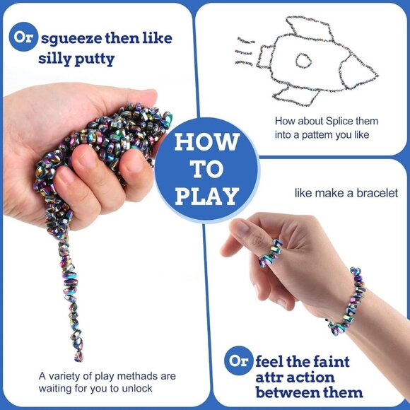 2 Sets 550pcs Putty Fidget Toys Adults Desk Fidgets Office Stress/Anxiety Relief - Picture 3 of 7